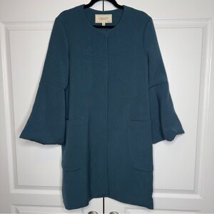 Bagatelle‎ Heritage Teal Open Front Coat Jacket Women’s Medium
